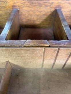 Antique Quarter Sawn Oak Mirrored Jewelry Box With Trap Door -CHAIRISH Shop antique quarter sawn oak mirrored jewelry box with trap door 4702