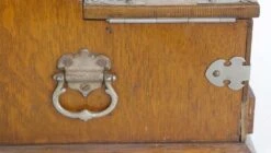 Antique Quarter Sawn Oak Mirrored Jewelry Box With Trap Door -CHAIRISH Shop antique quarter sawn oak mirrored jewelry box with trap door 9389