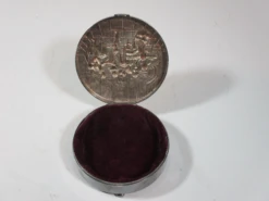Antique Silver-Plated Round Repousse Box, Made In Denmark 14 Antique Silver-Plated Round Repousse Box, Made In Denmark -CHAIRISH Shop antique silver plated round repousse box made in denmark 9708