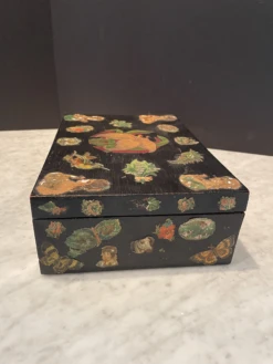 Antique Wood Decoupage Box -CHAIRISH Shop antique wood decoupage box 0060