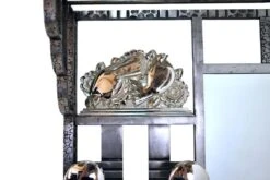 Art Deco French Wrought Iron Coat Rack With Chromed Bird Motifs -CHAIRISH Shop art deco french wrought iron coat rack with chromed bird motifs 0818