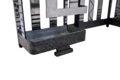 Art Deco French Wrought Iron Coat Rack With Chromed Bird Motifs -CHAIRISH Shop art deco french wrought iron coat rack with chromed bird motifs 3060