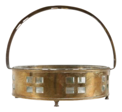 Art Deco Fruit Basket In The Style Of Hans Ofner