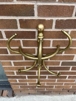 Art Nouveau Solid Brass Hat Rack Manner Of Thonet Circa Early 20th Century -CHAIRISH Shop art nouveau solid brass hat rack manner of thonet circa early 20th century 0778