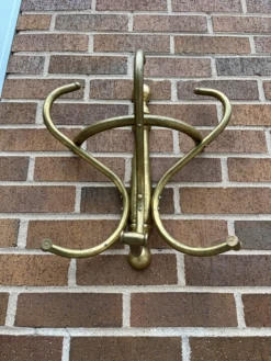 Art Nouveau Solid Brass Hat Rack Manner Of Thonet Circa Early 20th Century -CHAIRISH Shop art nouveau solid brass hat rack manner of thonet circa early 20th century 2754