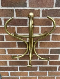 Art Nouveau Solid Brass Hat Rack Manner Of Thonet Circa Early 20th Century -CHAIRISH Shop art nouveau solid brass hat rack manner of thonet circa early 20th century 4883