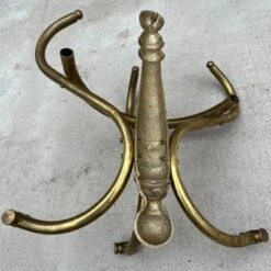 Art Nouveau Solid Brass Hat Rack Manner Of Thonet Circa Early 20th Century -CHAIRISH Shop art nouveau solid brass hat rack manner of thonet circa early 20th century 9349