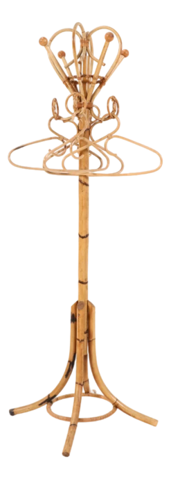 Bamboo Coat Rack In The Style Of Franco Albini, 1960s