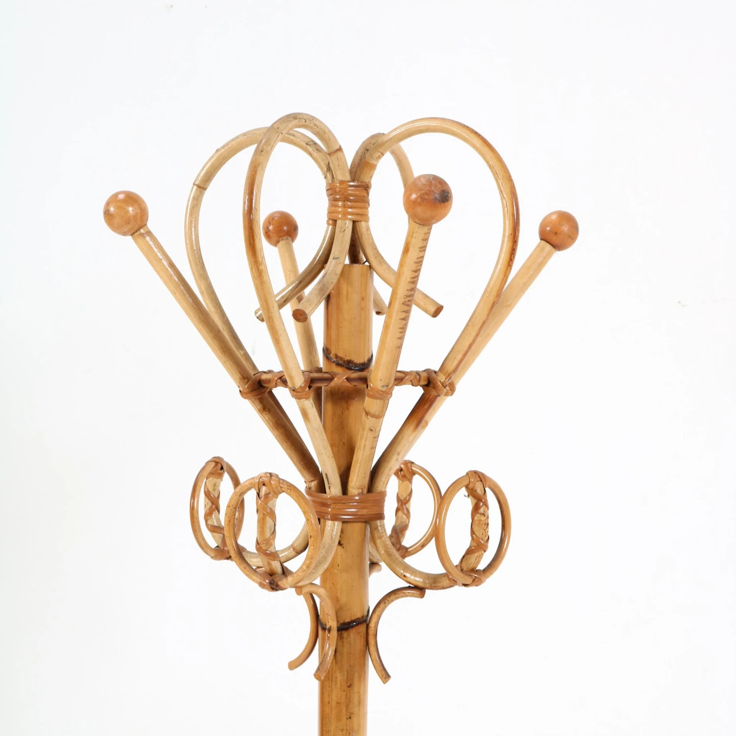 Bamboo Coat Rack In The Style Of Franco Albini, 1960s 9 Bamboo Coat Rack In The Style Of Franco Albini, 1960s - Image 7