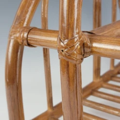 Bamboo Magazine Book Rack Holder Petite Bent Wood Rattan -CHAIRISH Shop bamboo magazine book rack holder petite bent wood rattan 7759