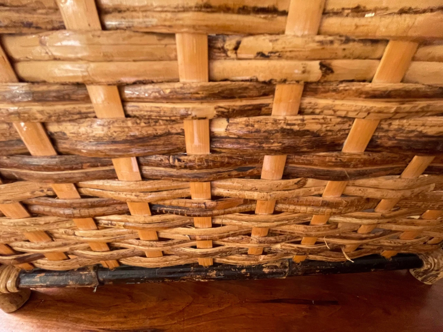 Bamboo, Rattan Magazine Stand 9 Bamboo, Rattan Magazine Stand - Image 7