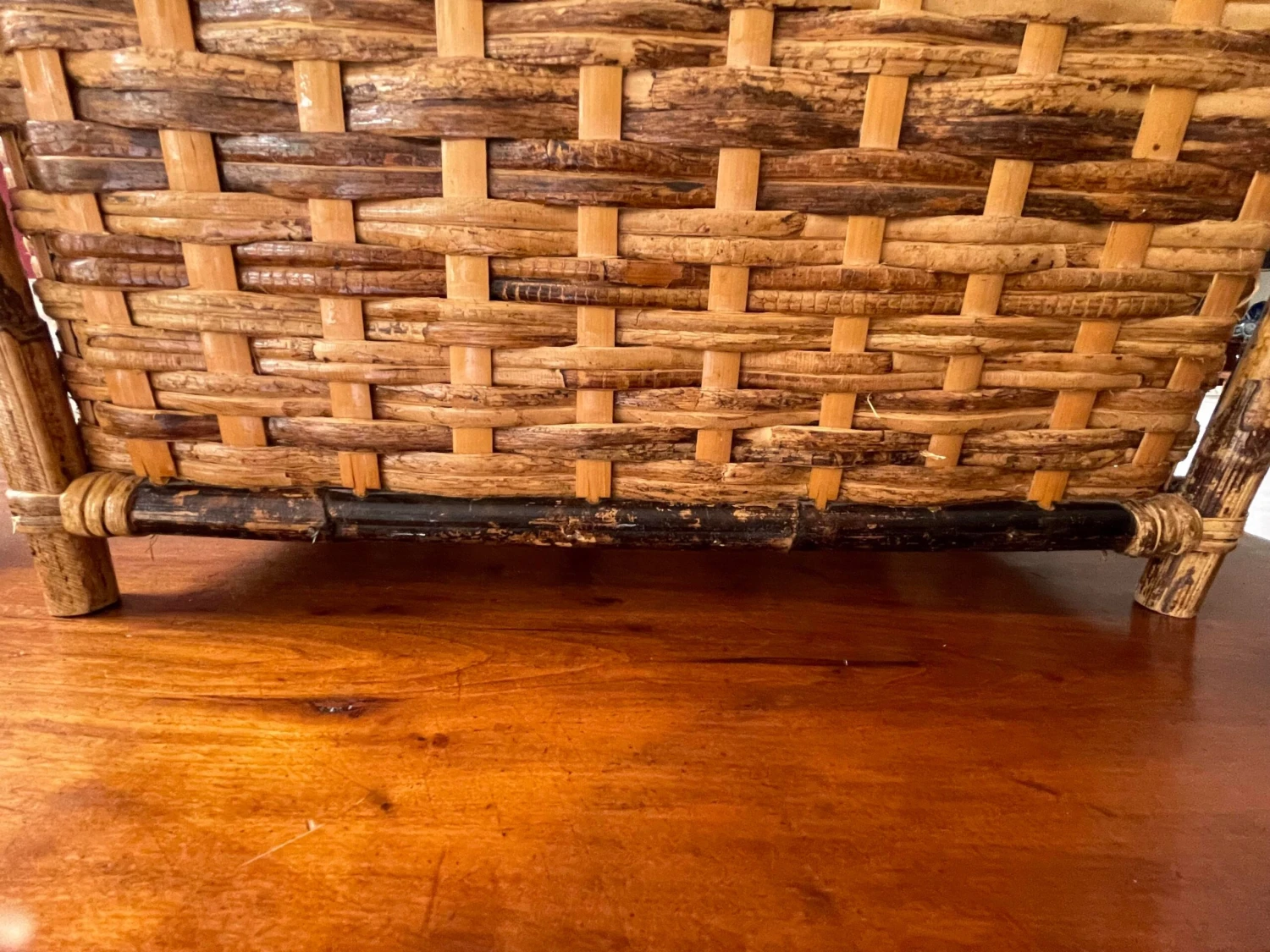 Bamboo, Rattan Magazine Stand 11 Bamboo, Rattan Magazine Stand - Image 9