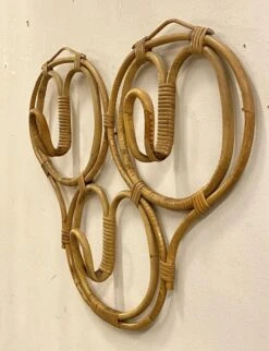 Bamboo Wall Hanger, 1970s -CHAIRISH Shop bamboo wall hanger 1970s 3223