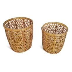 Bamboo Weave Basket Small -CHAIRISH Shop bamboo weave basket small 9351