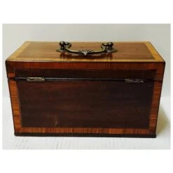 Banded Inlaid Tea Caddy -CHAIRISH Shop banded inlaid tea caddy 3471