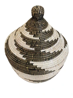 Basket With Lid Senegal West Africa 15" H -CHAIRISH Shop basket with lid senegal west africa 15 h 2723