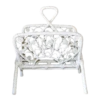 Bohemian White Rattan Magazine Rack - 1970s -CHAIRISH Shop bohemian white rattan magazine rack 1970s 1892