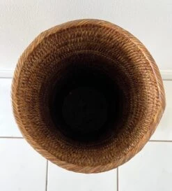 Boho Chic Woven Rattan Umbrella Stand -CHAIRISH Shop boho chic woven rattan umbrella stand 0714