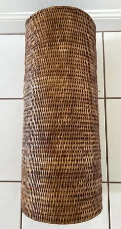 Boho Chic Woven Rattan Umbrella Stand -CHAIRISH Shop boho chic woven rattan umbrella stand 9218