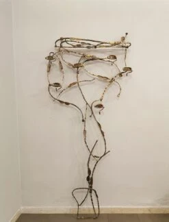 Brutalist Italian Sculptural Wrought Iron Coat Hanger, 1970s -CHAIRISH Shop brutalist italian sculptural wrought iron coat hanger 1970s 2833