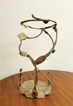 Brutalist Wrought Iron Sculptural Umbrella Stand By Salvino Marsura, Italy, 1960s -CHAIRISH Shop brutalist wrought iron sculptural umbrella stand by salvino marsura italy 1960s 3894
