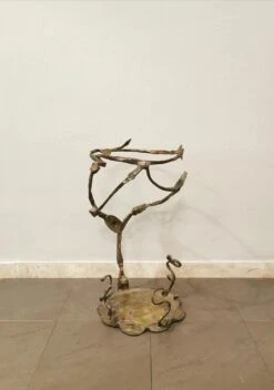 Brutalist Wrought Iron Sculptural Umbrella Stand By Salvino Marsura, Italy, 1960s -CHAIRISH Shop brutalist wrought iron sculptural umbrella stand by salvino marsura italy 1960s 4022