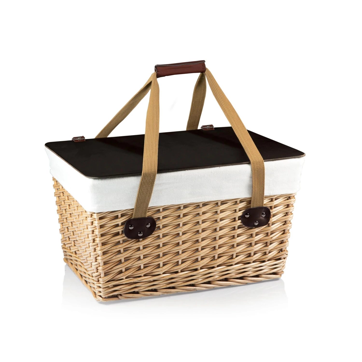 Canasta Grande Picnic Basket With Brown Lid 8 Canasta Grande Picnic Basket With Brown Lid - Image 6
