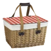 Canasta Picnic Basket With Red & White Lid 2 Canasta Picnic Basket With Red & White Lid -CHAIRISH Shop canasta picnic basket with red and white lid 9195