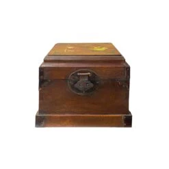 Chinese Brown Mop Inlay Motif Square Storage Box Chest 15 Chinese Brown Mop Inlay Motif Square Storage Box Chest -CHAIRISH Shop chinese brown mop inlay motif square storage box chest 4772