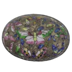 Chinese Cloisonne Enamel On Metal Oval Butterflies Desk Box -CHAIRISH Shop chinese cloisonne enamel on metal oval butterflies desk box 0918