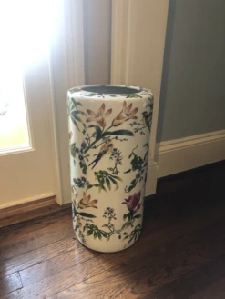 Chinoiserie Bird And Botanical Porcelain Umbrella Stand -CHAIRISH Shop chinoiserie bird and botanical porcelain umbrella stand 6488