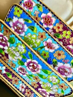 Chinoiserie Cloisonné Desktop Letter Holder -CHAIRISH Shop chinoiserie cloisonne desktop letter holder 5368