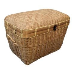 Chinoiserie Coastal Boho Chic Lidded Basket 19 Chinoiserie Coastal Boho Chic Lidded Basket -CHAIRISH Shop chinoiserie coastal boho chic lidded basket 3319