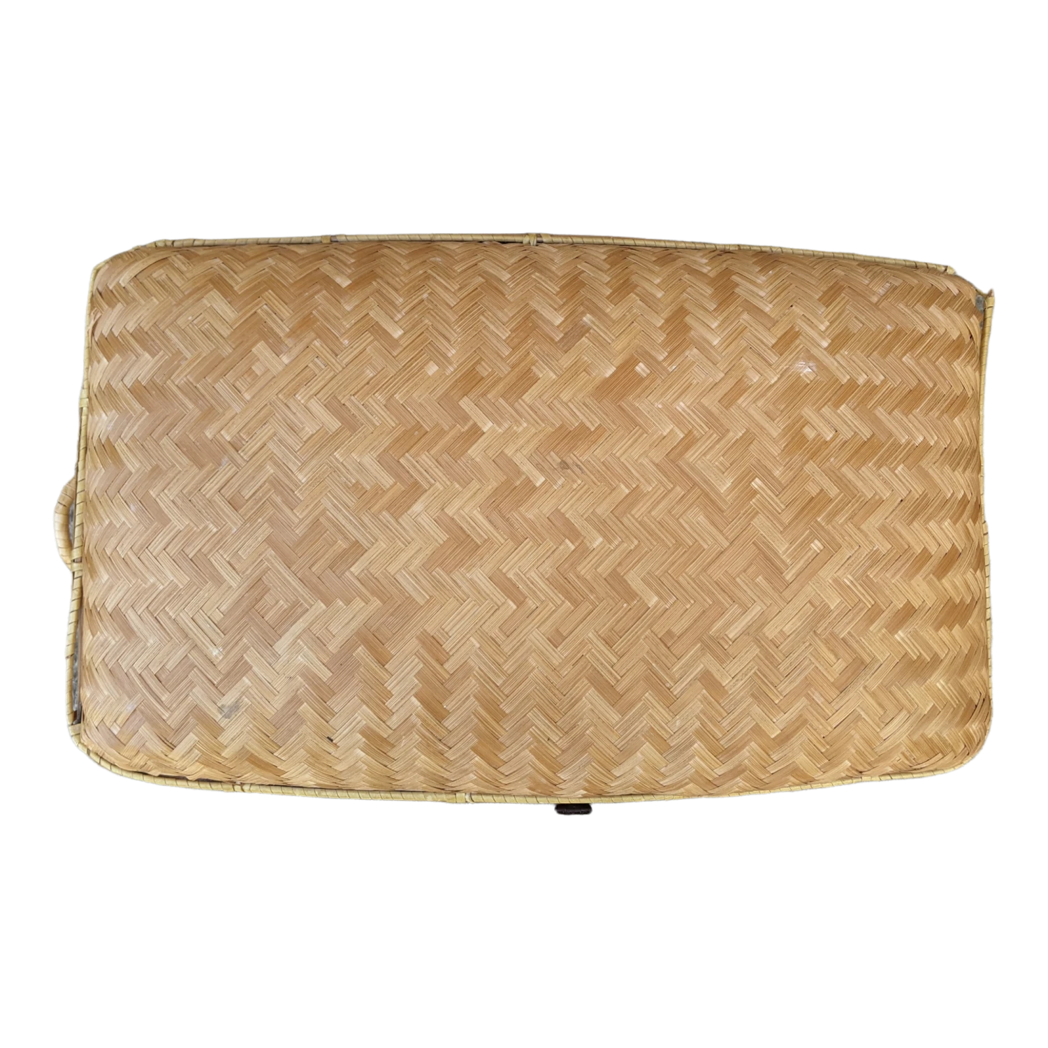 Chinoiserie Coastal Boho Chic Lidded Basket 8 Chinoiserie Coastal Boho Chic Lidded Basket - Image 6