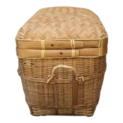 Chinoiserie Coastal Boho Chic Lidded Basket 13 Chinoiserie Coastal Boho Chic Lidded Basket -CHAIRISH Shop chinoiserie coastal boho chic lidded basket 9512