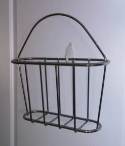 Chrome Magazine Rack Mid-Century C. 1980s -CHAIRISH Shop chrome magazine rack mid century c 1980s 0213