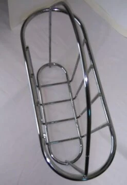 Chrome Magazine Rack Mid-Century C. 1980s -CHAIRISH Shop chrome magazine rack mid century c 1980s 7060