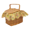 Coco & Wolf X Edit 58 Rectangle Wicker Picnic Basket Betsy Sunflower