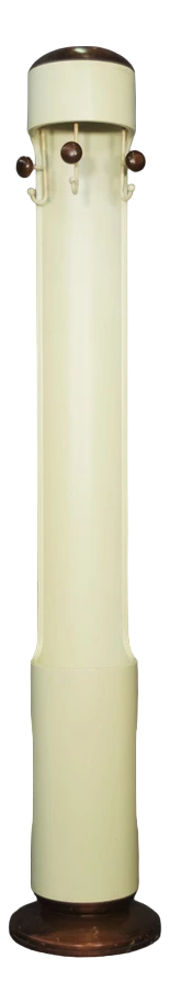Column Coat Rack With Umbrella Stand Attributed To Joe Colombos, 1960s