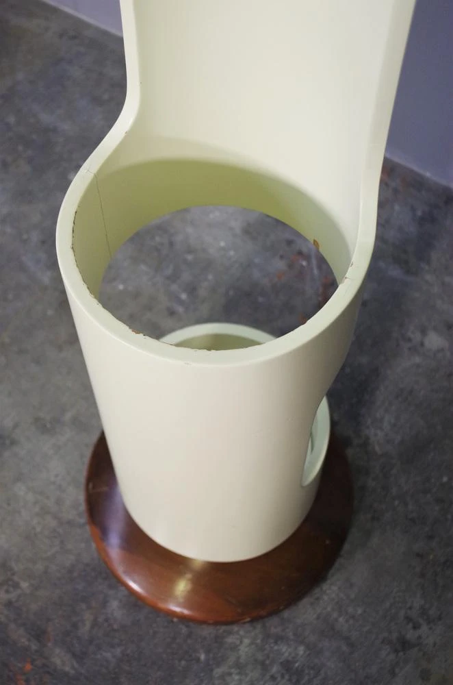 Column Coat Rack With Umbrella Stand Attributed To Joe Colombos, 1960s 7 Column Coat Rack With Umbrella Stand Attributed To Joe Colombos, 1960s - Image 5