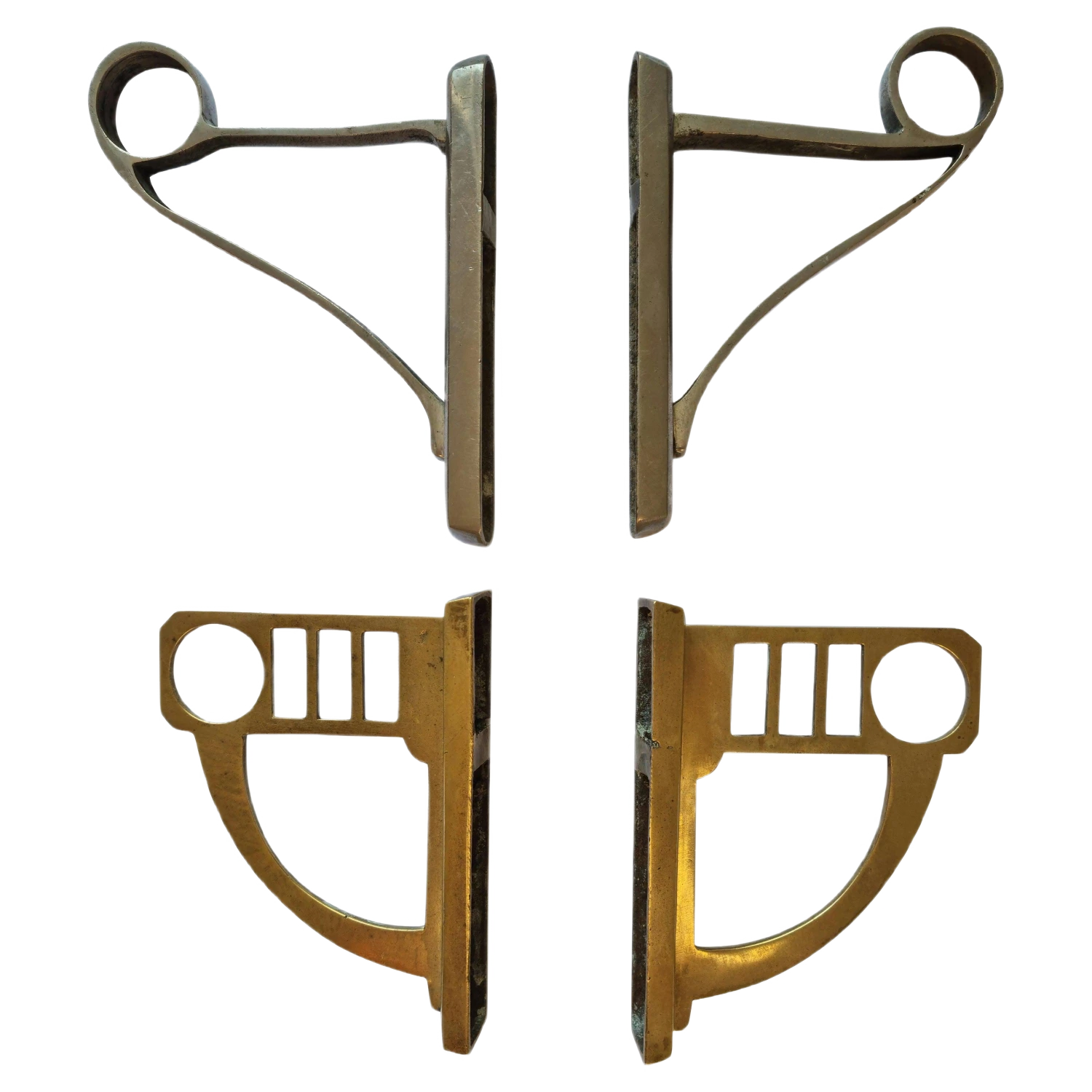 Consoler Or Holders Pelmets, Germany, 1930s, Set Of 4 3 Consoler Or Holders Pelmets, Germany, 1930s, Set Of 4