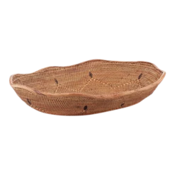 Contemporary Ate Grass Basket