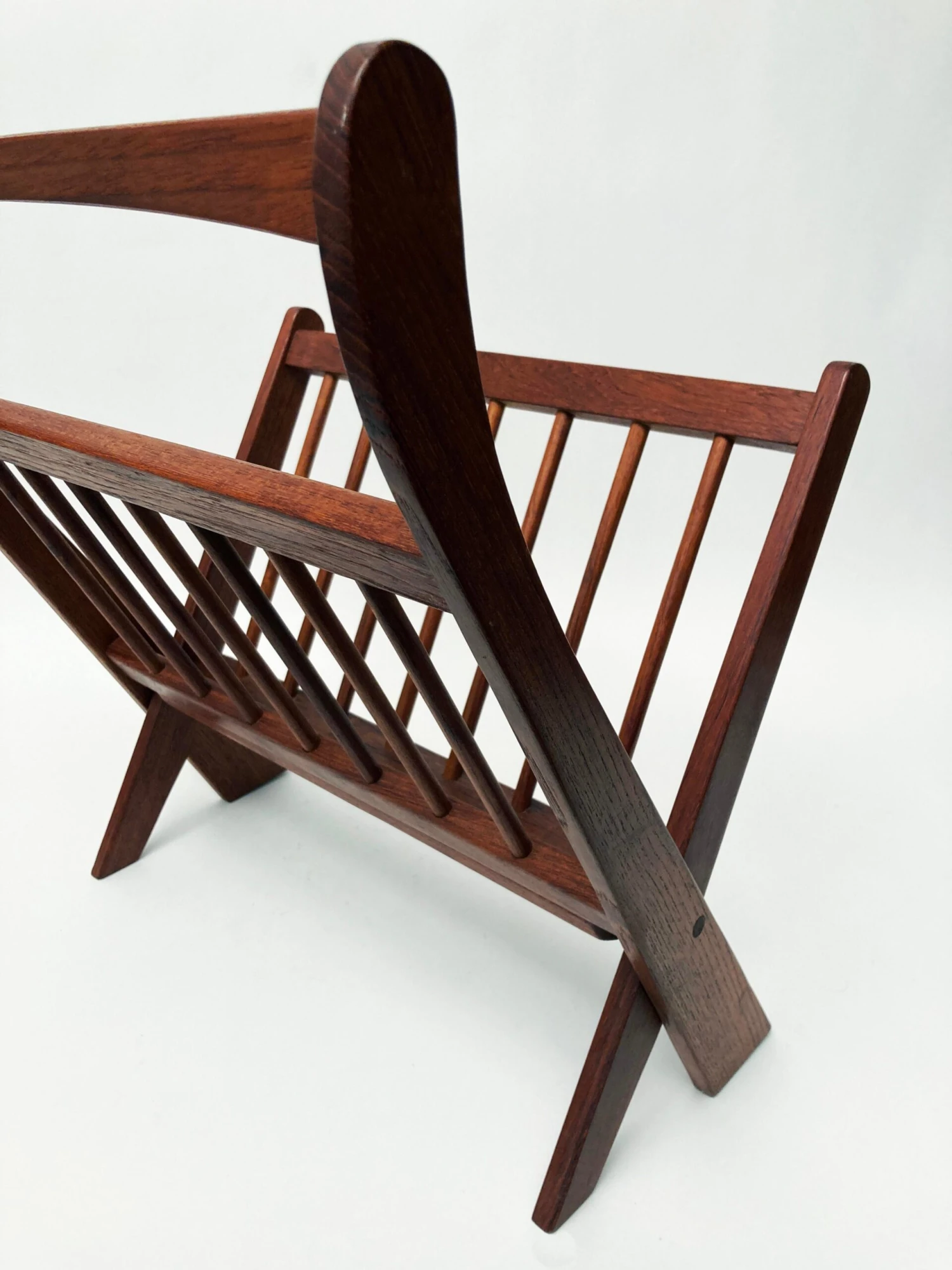 Danish Mid Century Modern Design Magazine Rack 6 Danish Mid Century Modern Design Magazine Rack - Image 4