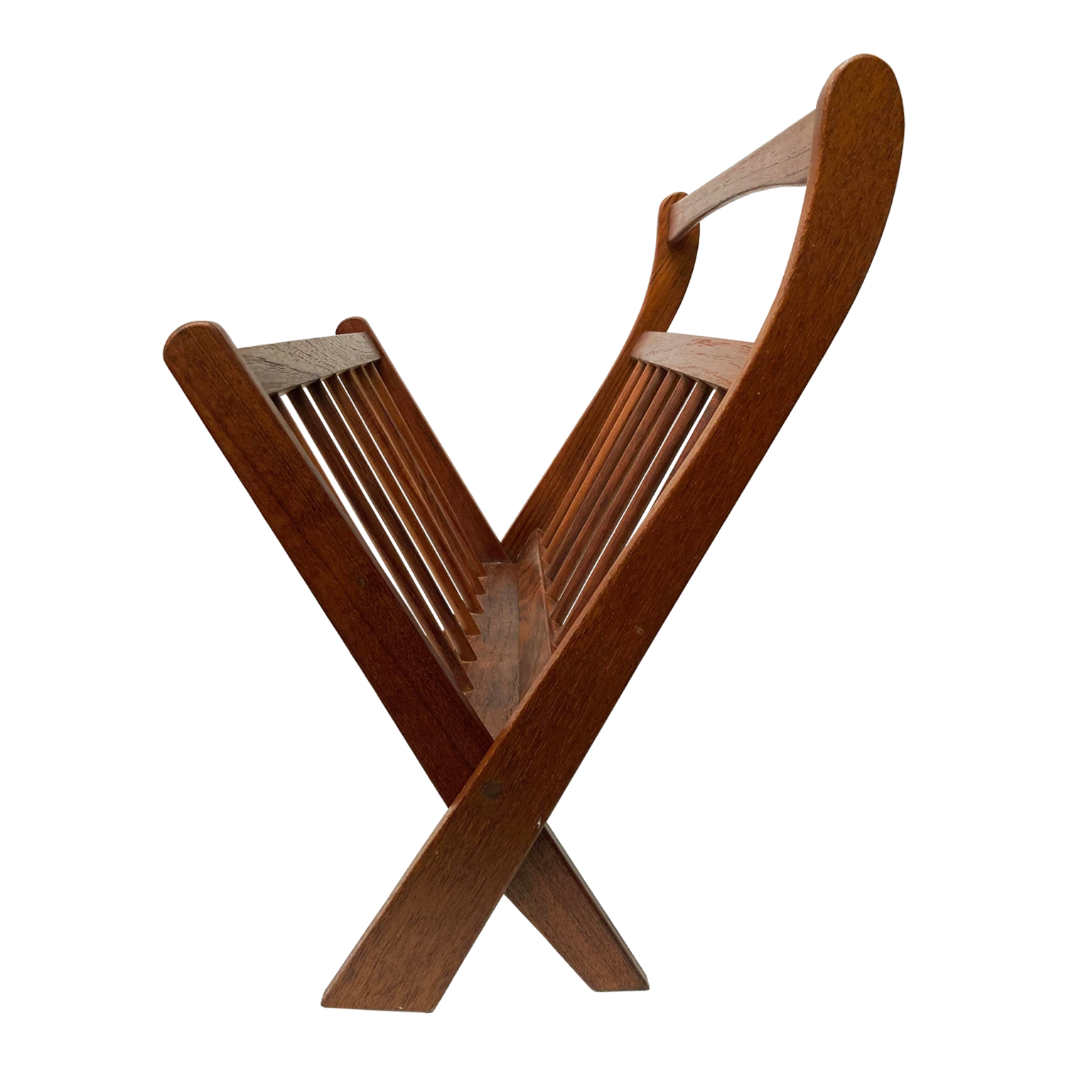 Danish Mid Century Modern Design Magazine Rack 3 Danish Mid Century Modern Design Magazine Rack