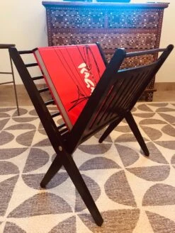 Danish Modern Magazine Stand In Dark Brown Beechwood, 1950s -CHAIRISH Shop danish modern magazine stand in dark brown beechwood 1950s 0751