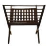 Danish Modern Magazine Stand In Dark Brown Beechwood, 1950s -CHAIRISH Shop danish modern magazine stand in dark brown beechwood 1950s 7158