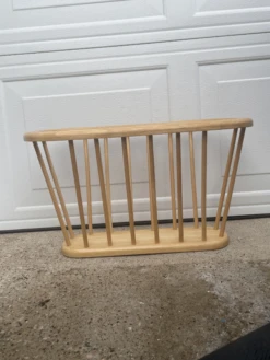 Danish Style Wooden Open Spindle Oval Magazine Rack, Arthur Umanoff Style -CHAIRISH Shop danish style wooden open spindle oval magazine rack arthur umanoff style 4795