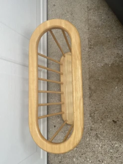 Danish Style Wooden Open Spindle Oval Magazine Rack, Arthur Umanoff Style -CHAIRISH Shop danish style wooden open spindle oval magazine rack arthur umanoff style 7910