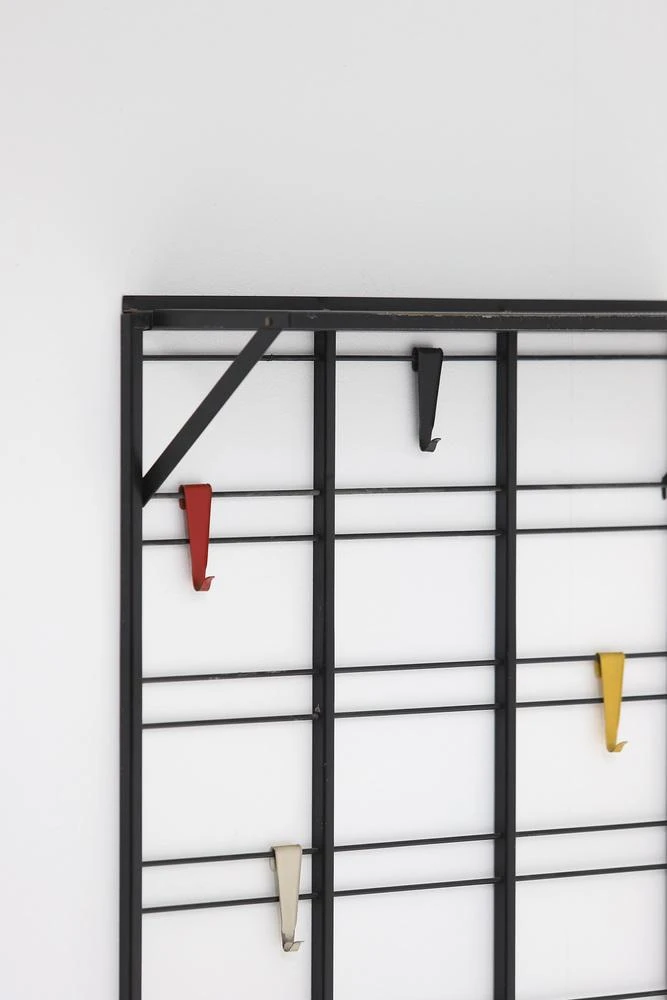 Decorative Metal Coat Rack By Tjer Reijenga For Pilastro 1950s 5 Decorative Metal Coat Rack By Tjer Reijenga For Pilastro 1950s - Image 3
