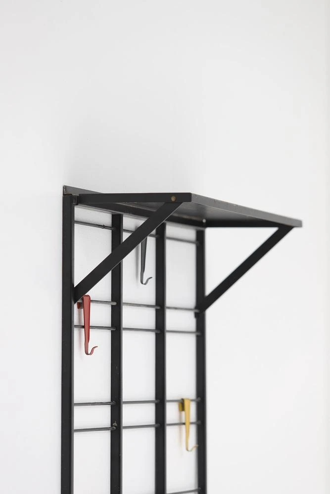 Decorative Metal Coat Rack By Tjer Reijenga For Pilastro 1950s 9 Decorative Metal Coat Rack By Tjer Reijenga For Pilastro 1950s - Image 7